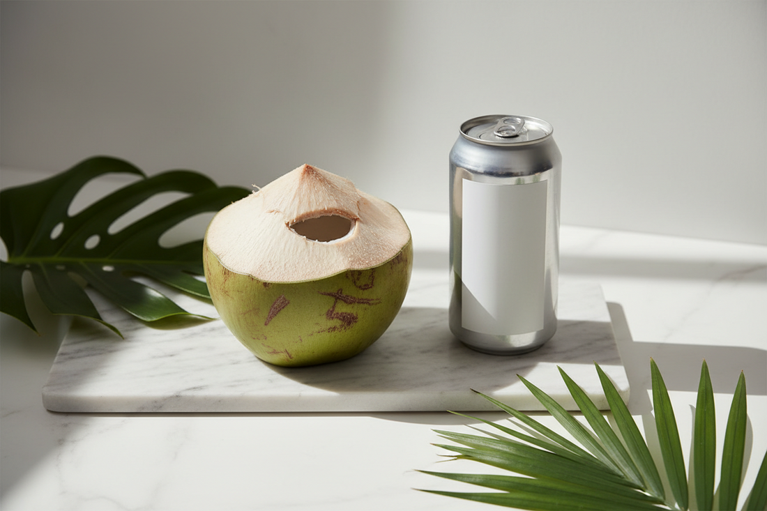 Cómo identificar un agua de coco de calidad (y evitar que te engañen con la etiqueta)